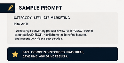 1000+ Affiliate & Digital Product Business Prompts - Nxtrends