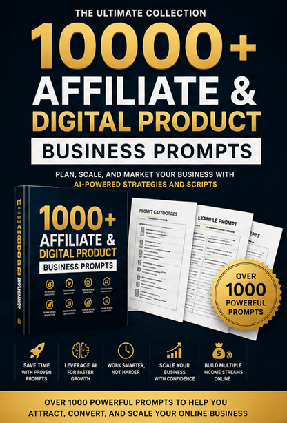 1000+ Affiliate & Digital Product Business Prompts - Nxtrends