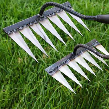Iron Rake for Gardening and Weeding - Heavy Duty Garden Tool - Moda & Main