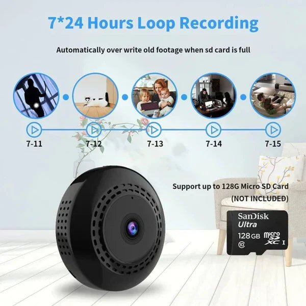 Rechargeable HD Wi - Fi CCTV Live Camera - Nxtrends