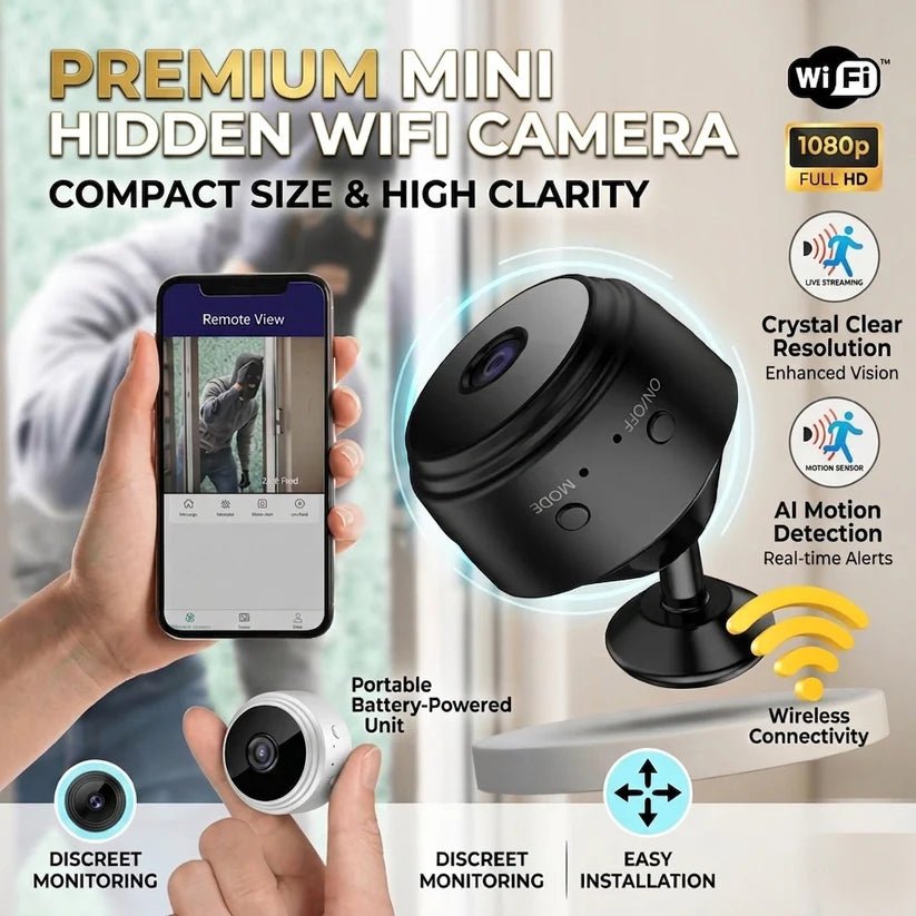 Rechargeable HD Wi - Fi CCTV Live Camera - Nxtrends