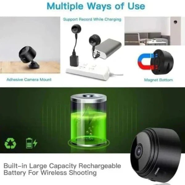 Rechargeable HD Wi - Fi CCTV Live Camera - Nxtrends