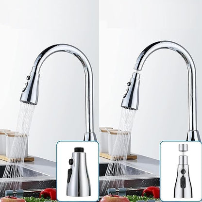 Stainless Steel 360 Degree Flexible tap extender for kitchen sink - Moda & Main