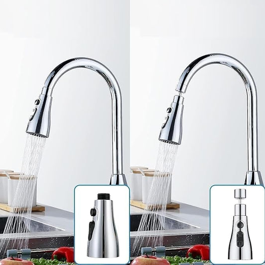 Stainless Steel 360 Degree Flexible tap extender for kitchen sink - Moda & Main